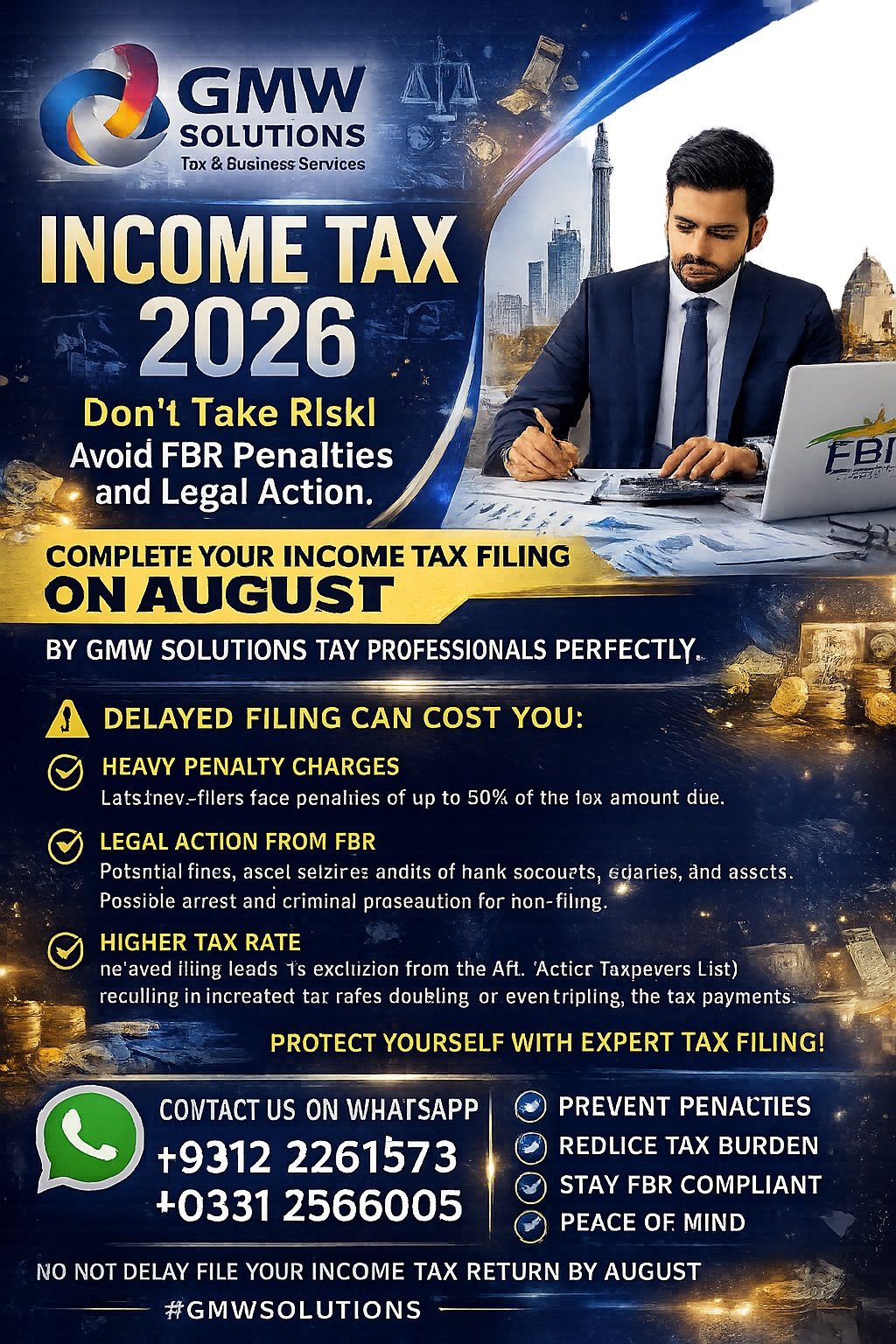 Income Tax Return 2026 Filing Karachi - FBR IRIS - Last Date 2026 - GMW